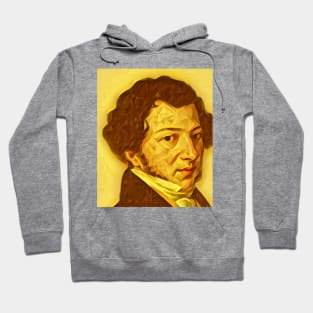 Gioachino Rossini Golden Portrait | Gioachino Rossini Artwork 8 Hoodie